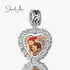 jewelaus CHARMS Custom Photo Heart Bracelet Charm