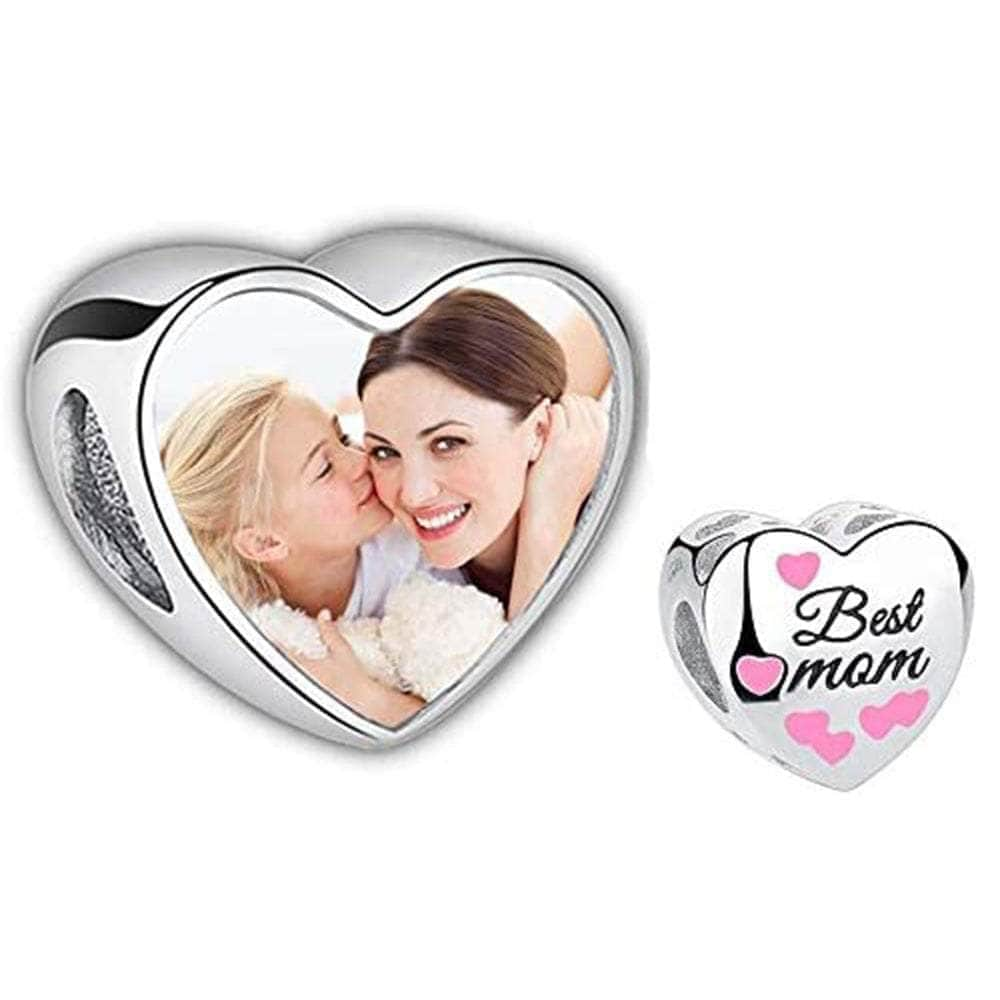 jewelaus CHARMS Custom Photo Heart Charm