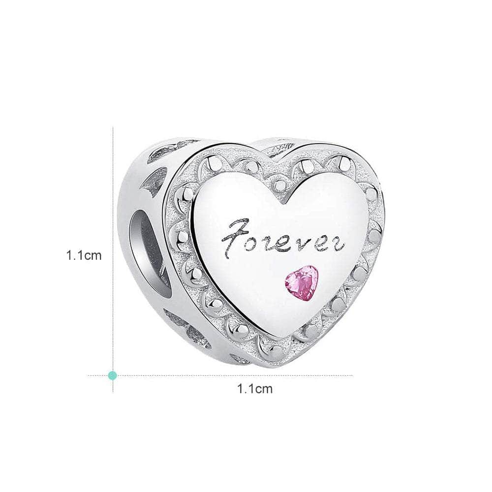 jewelaus CHARMS Custom Photo Heart Charm