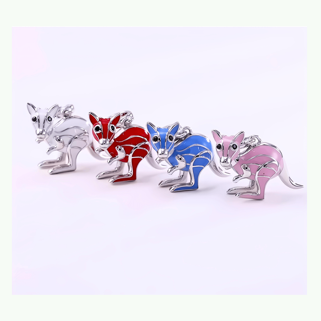jewelaus CHARMS Exclusive to Jewelaus Outback Orange Aussie Kangaroo Charm