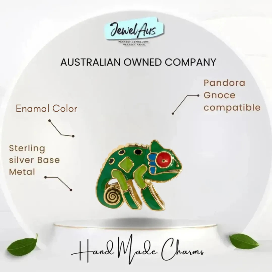 jewelaus CHARMS Forest Chameleon Charm