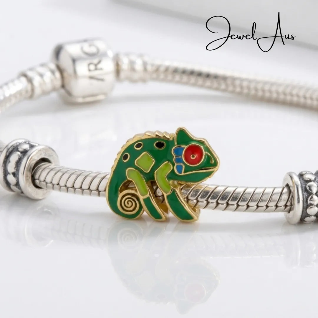 jewelaus CHARMS Forest Chameleon Charm