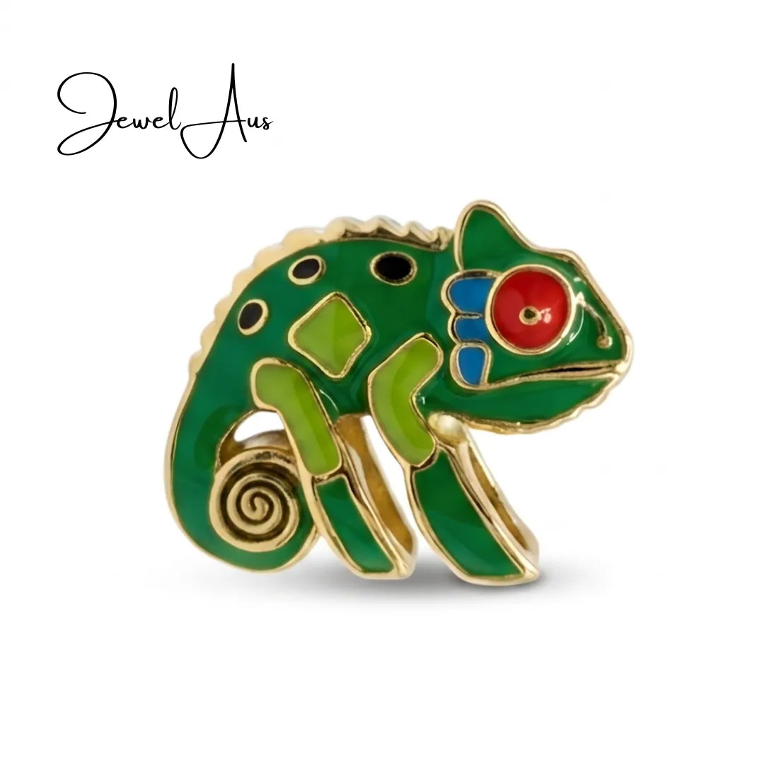 jewelaus CHARMS Forest Chameleon Charm