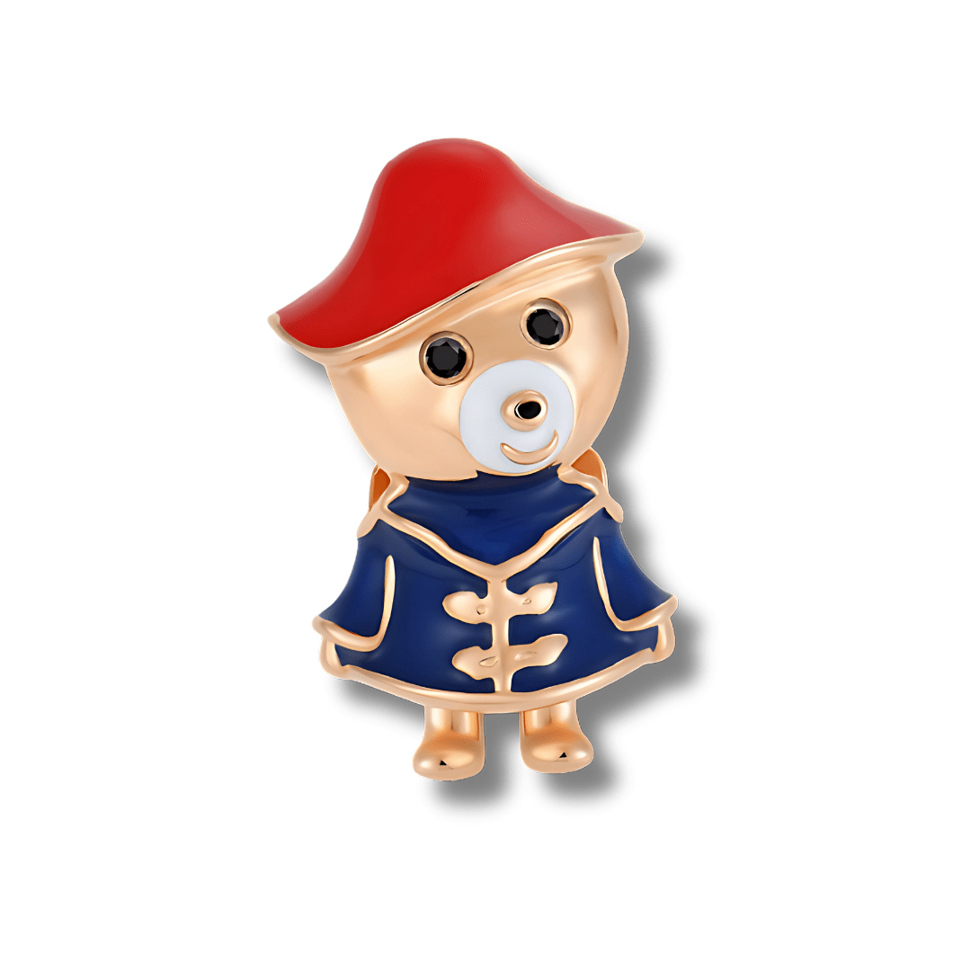 jewelaus CHARMS Golden Bear Bead Charm