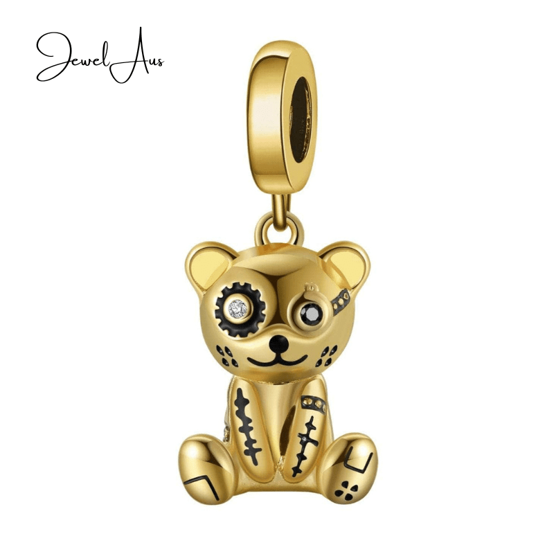 jewelaus CHARMS Golden Patchwork Bear