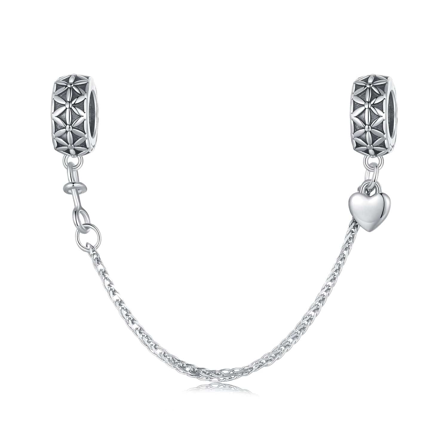 jewelaus CHARMS Heart Safety Chain