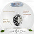 jewelaus CHARMS Italian Black Stripe Murano Glass Charm