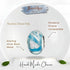 jewelaus CHARMS Italian Blue Ice Murano Glass Charm