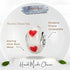 jewelaus CHARMS Italian Heart Murano Glass Charm