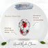 jewelaus CHARMS Italian Lady Bug Murano Glass Charm