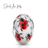 jewelaus CHARMS Italian Lady Bug Murano Glass Charm