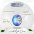 jewelaus CHARMS Italian Misty Blue Murano Glass Charm