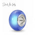 jewelaus CHARMS Italian Misty Blue Murano Glass Charm