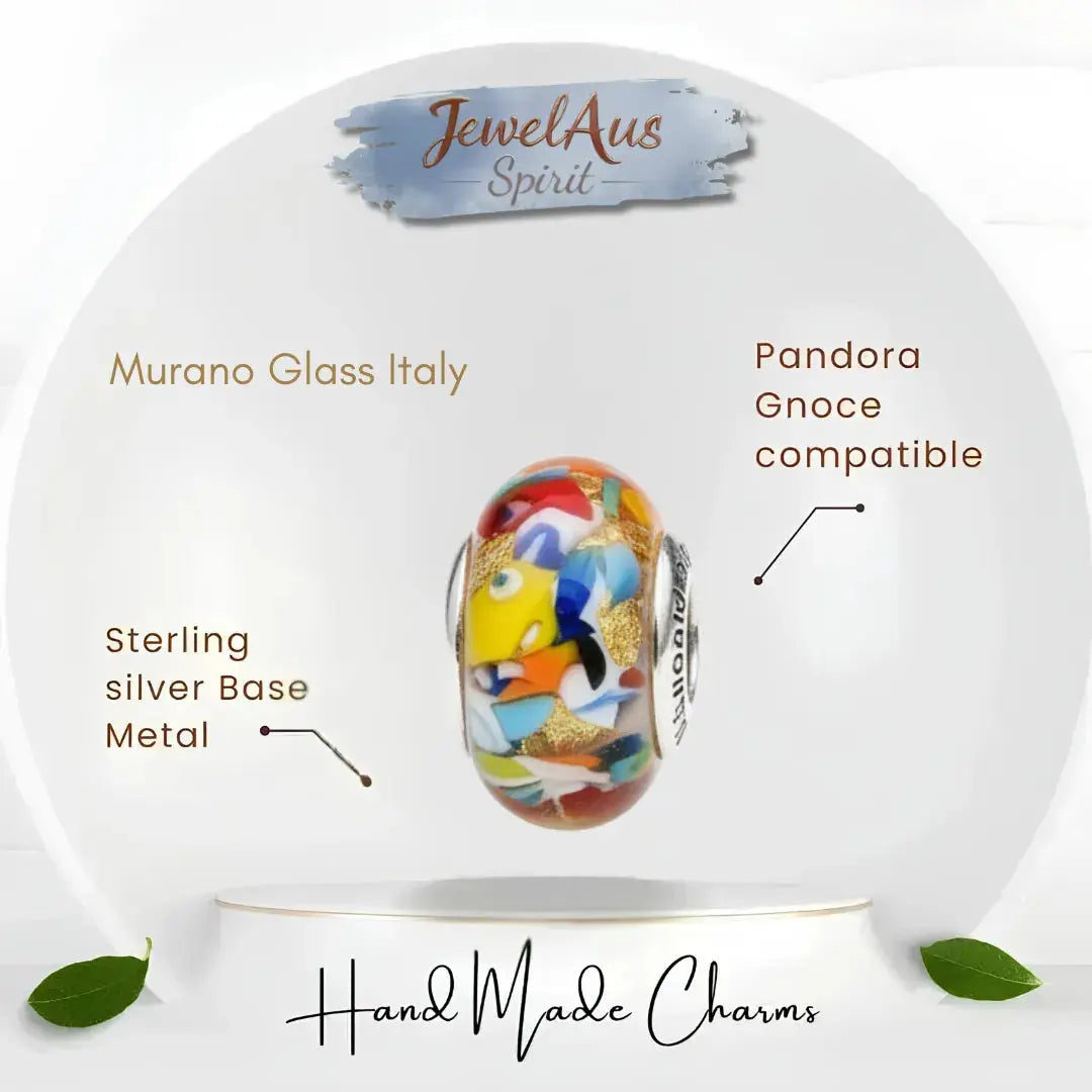 jewelaus CHARMS Italian mix Murano Glass Charm