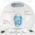 jewelaus CHARMS Italian Ocean Ice Murano Glass Charm