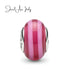 jewelaus CHARMS Italian Pink Lollipop Murano Glass Charm