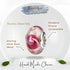 jewelaus CHARMS Italian Pink Swirl Murano Glass Charm