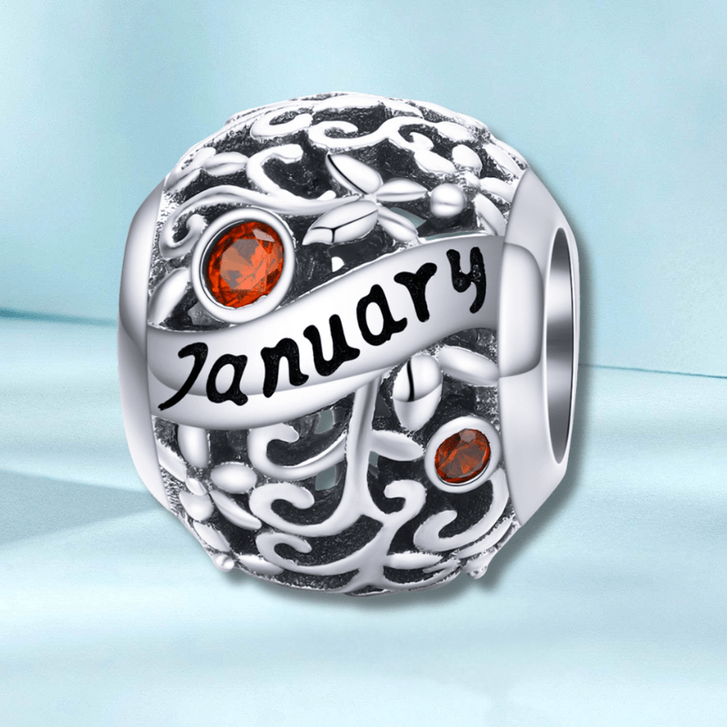 jewelaus CHARMS January Birthstone Charm