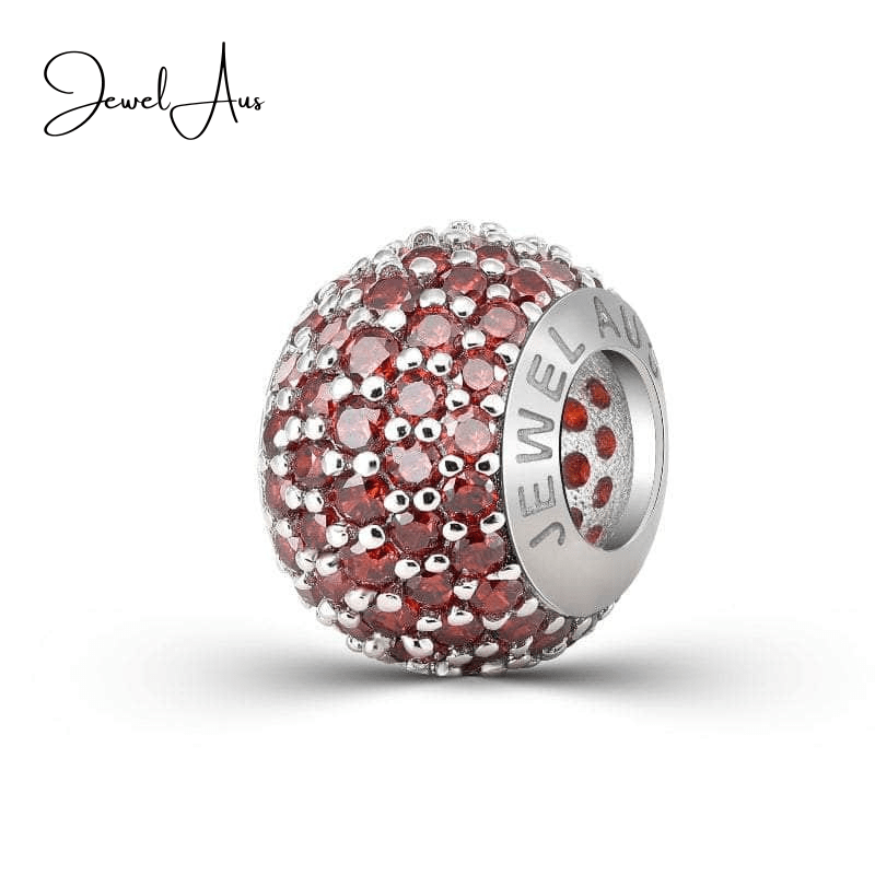 jewelaus CHARMS JewelAus Ruby Red Pave Charm