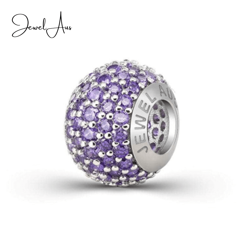 jewelaus CHARMS JewelAus violet Pave Charm