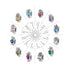jewelaus CHARMS June Birthstone Flower Stopper Charm