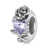 jewelaus CHARMS June Birthstone Flower Stopper Charm