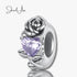 jewelaus CHARMS June Birthstone Flower Stopper Charm