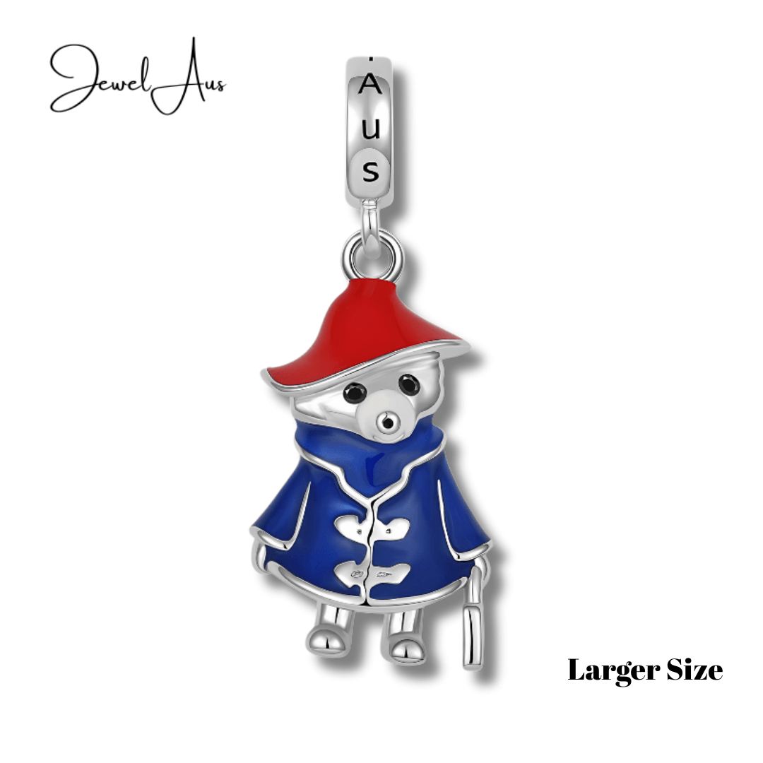 jewelaus CHARMS Large Silver Bear Charm Exclusive to Jewelaus