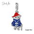 jewelaus CHARMS Large Silver Bear Charm Exclusive to Jewelaus