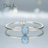 jewelaus CHARMS Light Blue Pave Charm