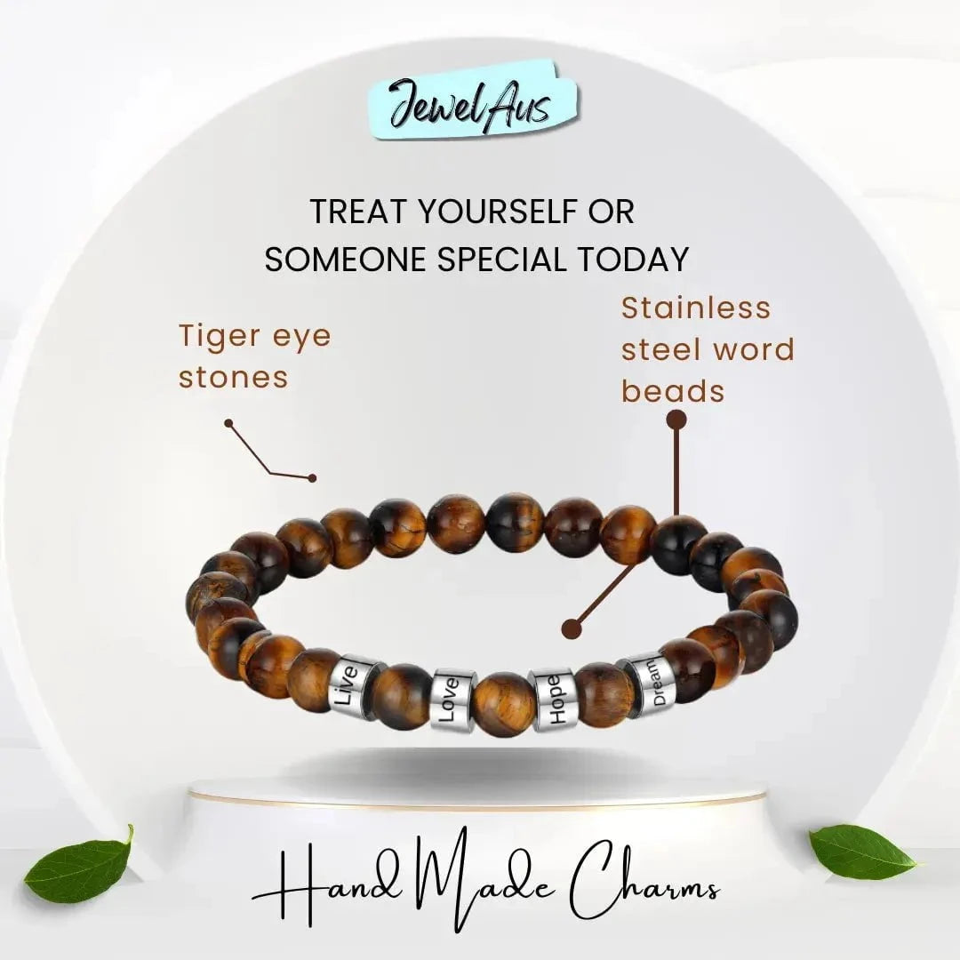 jewelaus CHARMS Live Love Hope Dream Bead Bracelet