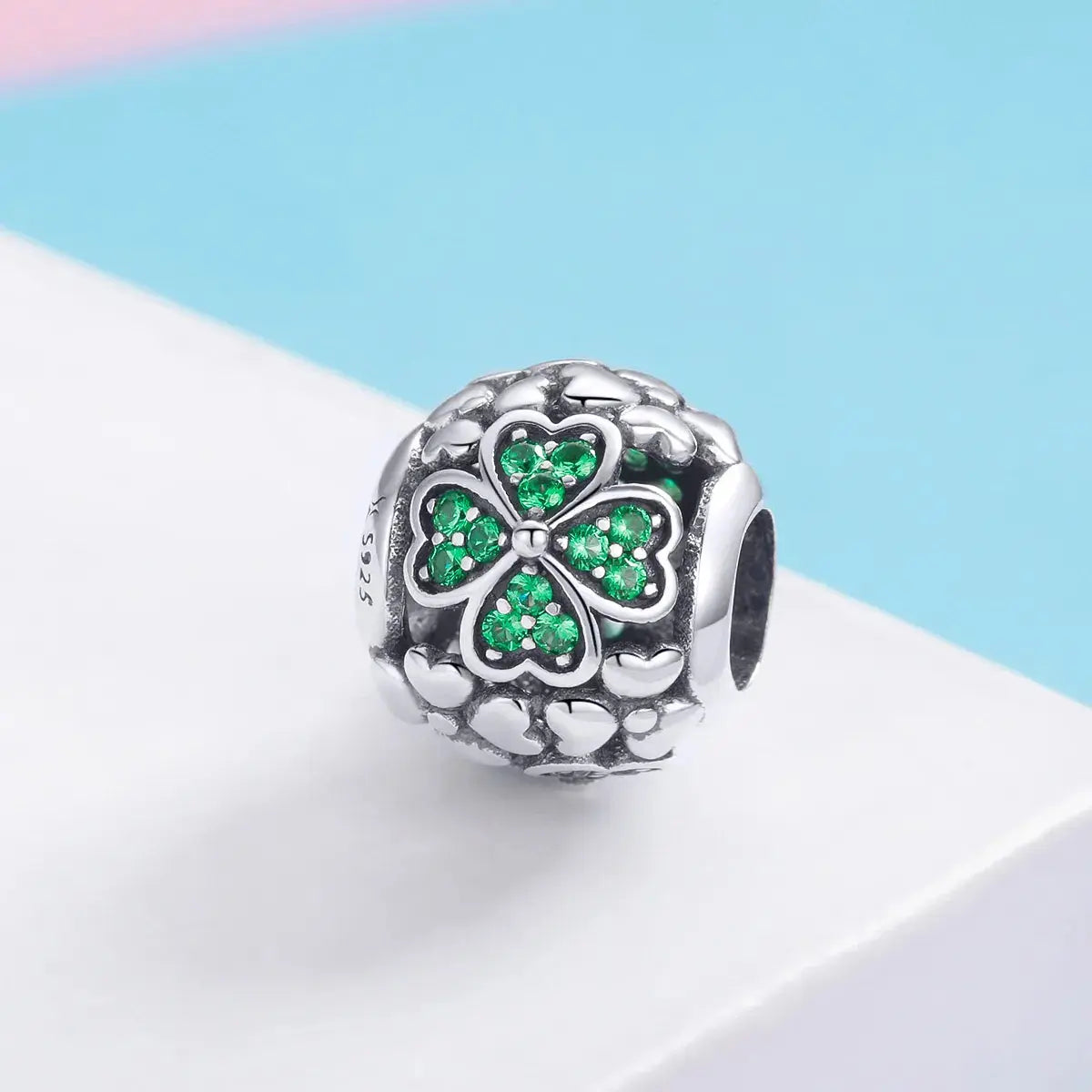 jewelaus CHARMS Lucky Clover Dangle Charm