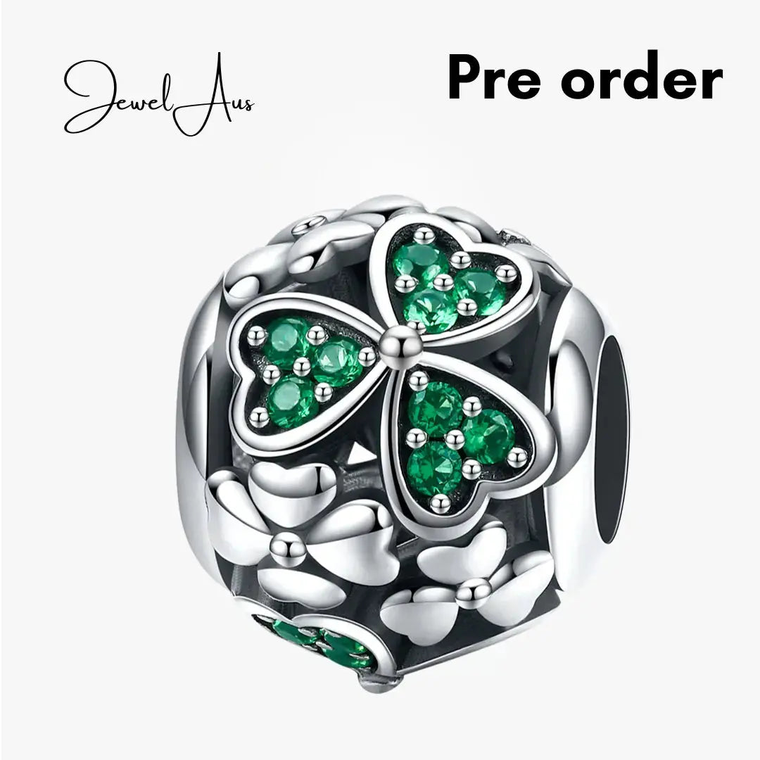 jewelaus CHARMS Lucky Clover Dangle Charm
