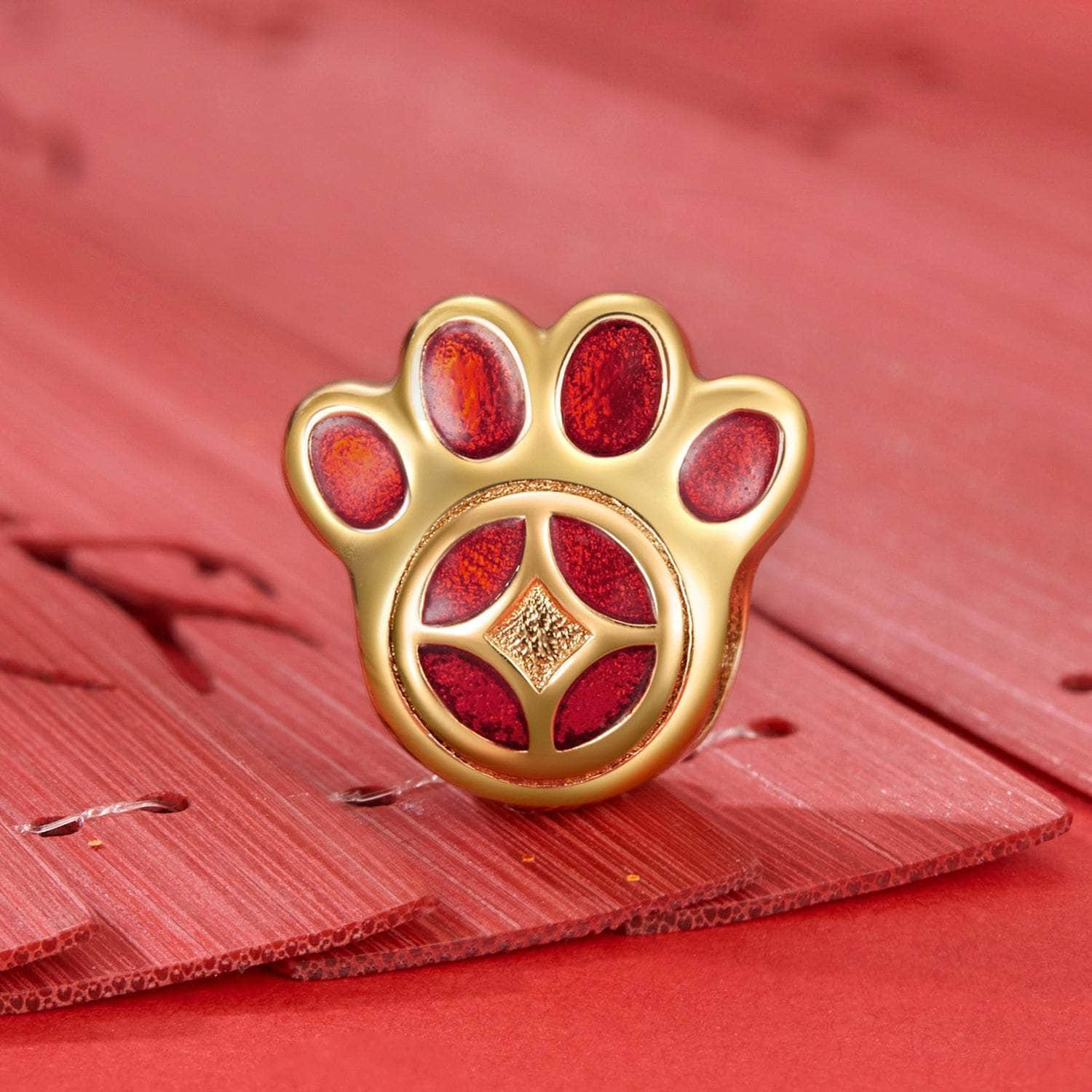 jewelaus CHARMS Lucky Paw Print Charm