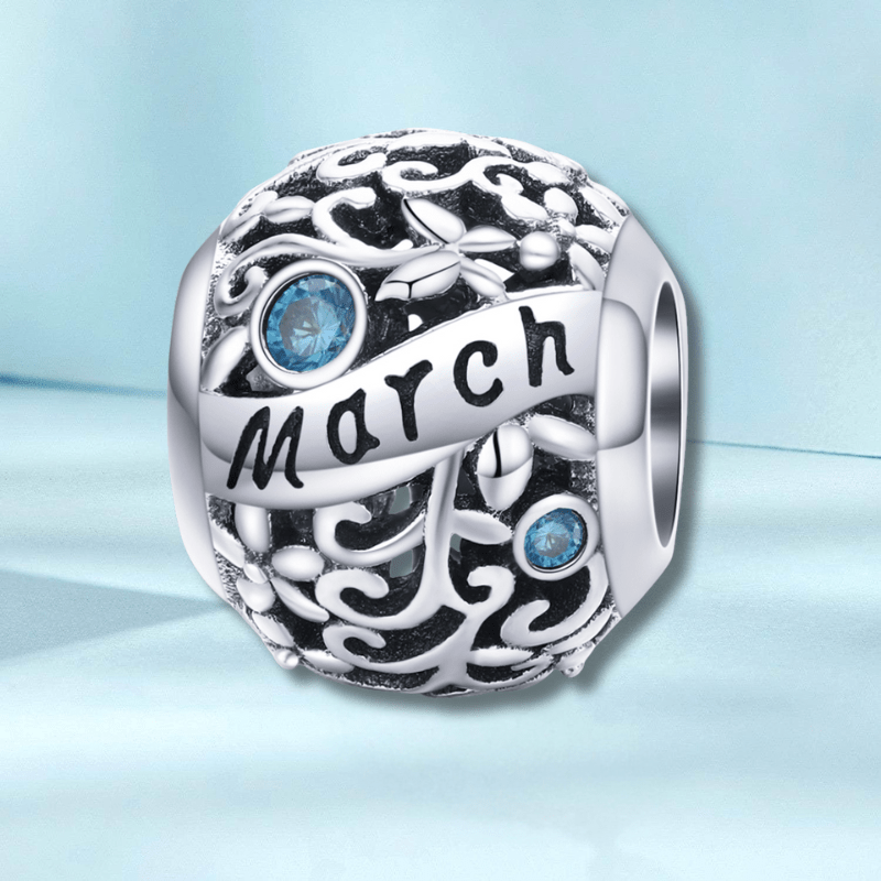 jewelaus CHARMS March Birthstone Charm