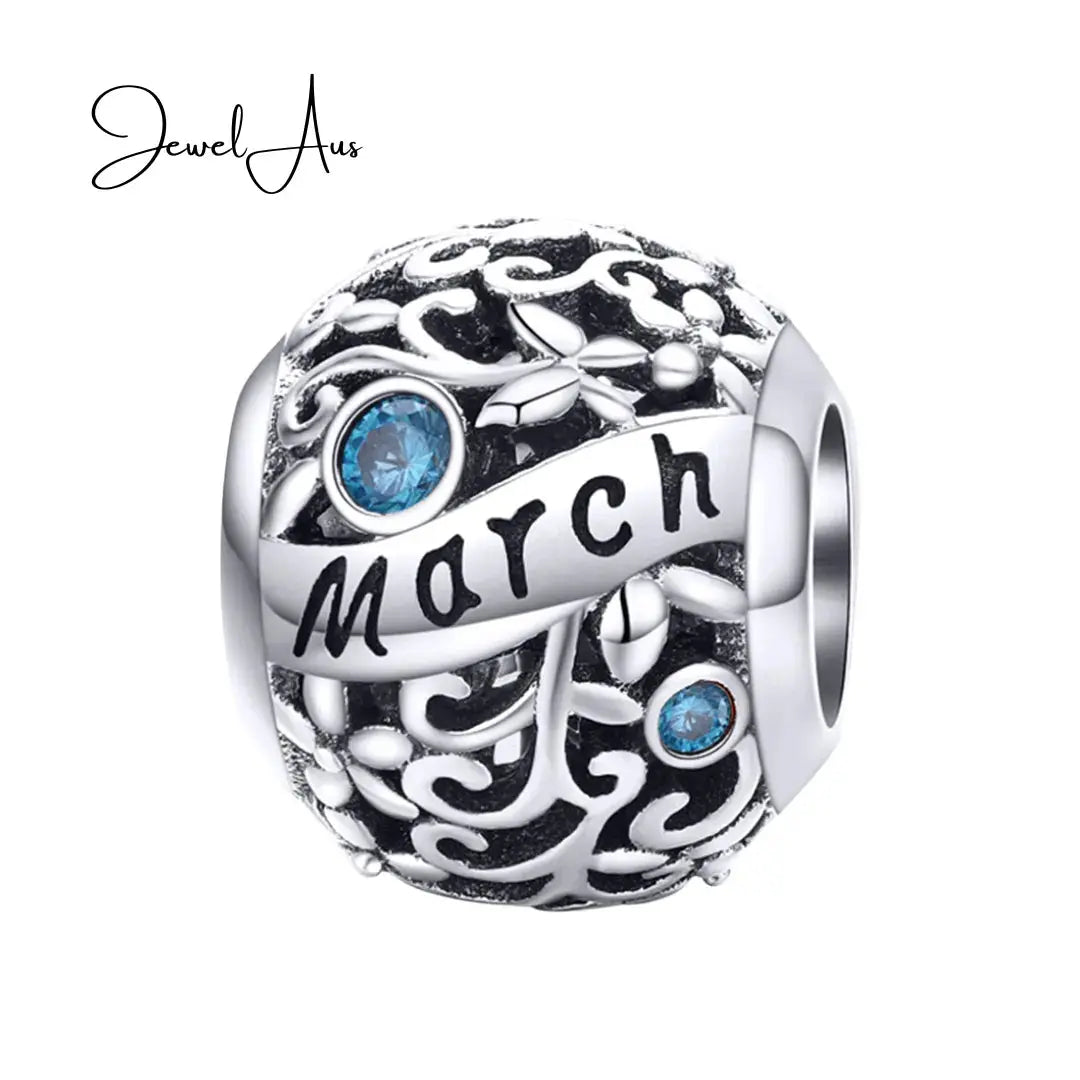 jewelaus CHARMS March Birthstone Charm