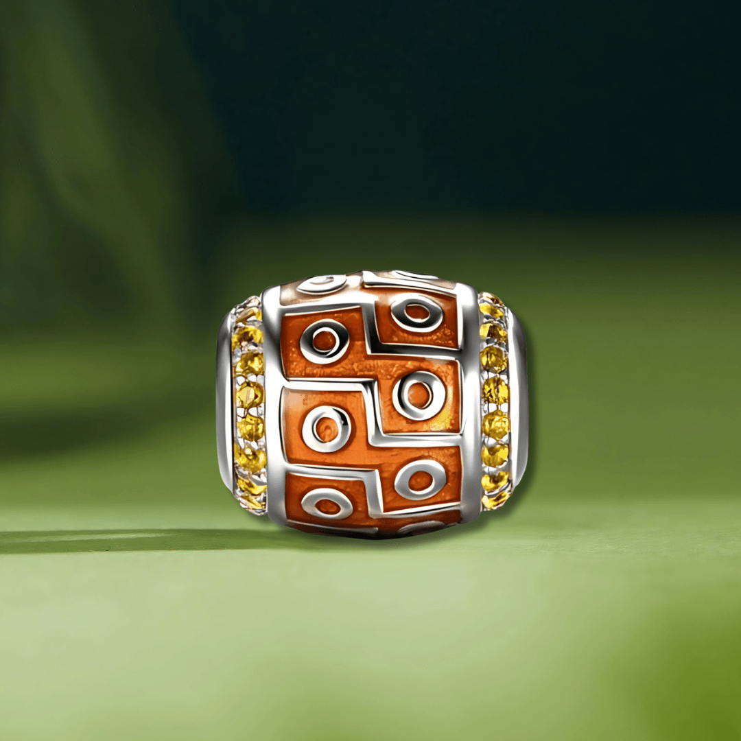 jewelaus CHARMS Orange Tribal Charm