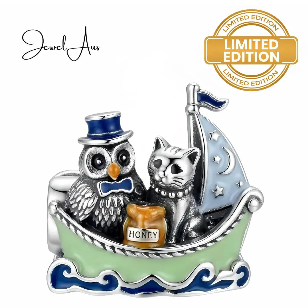 jewelaus CHARMS Owl & Pussycat charm