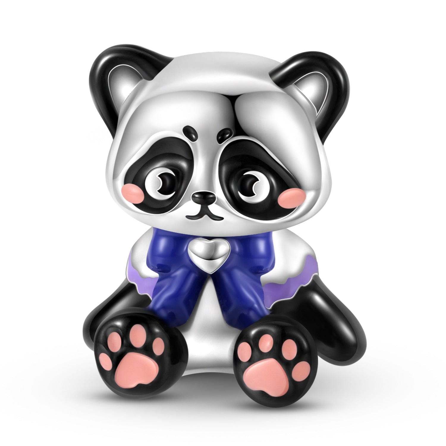 jewelaus CHARMS Panda With Blue Bow Charm