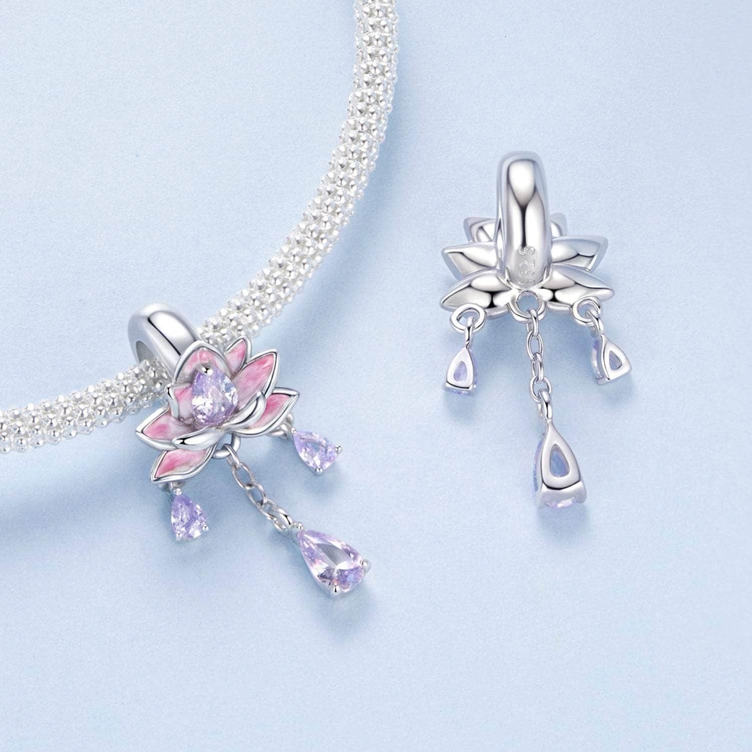jewelaus CHARMS Pink Lotus Charm