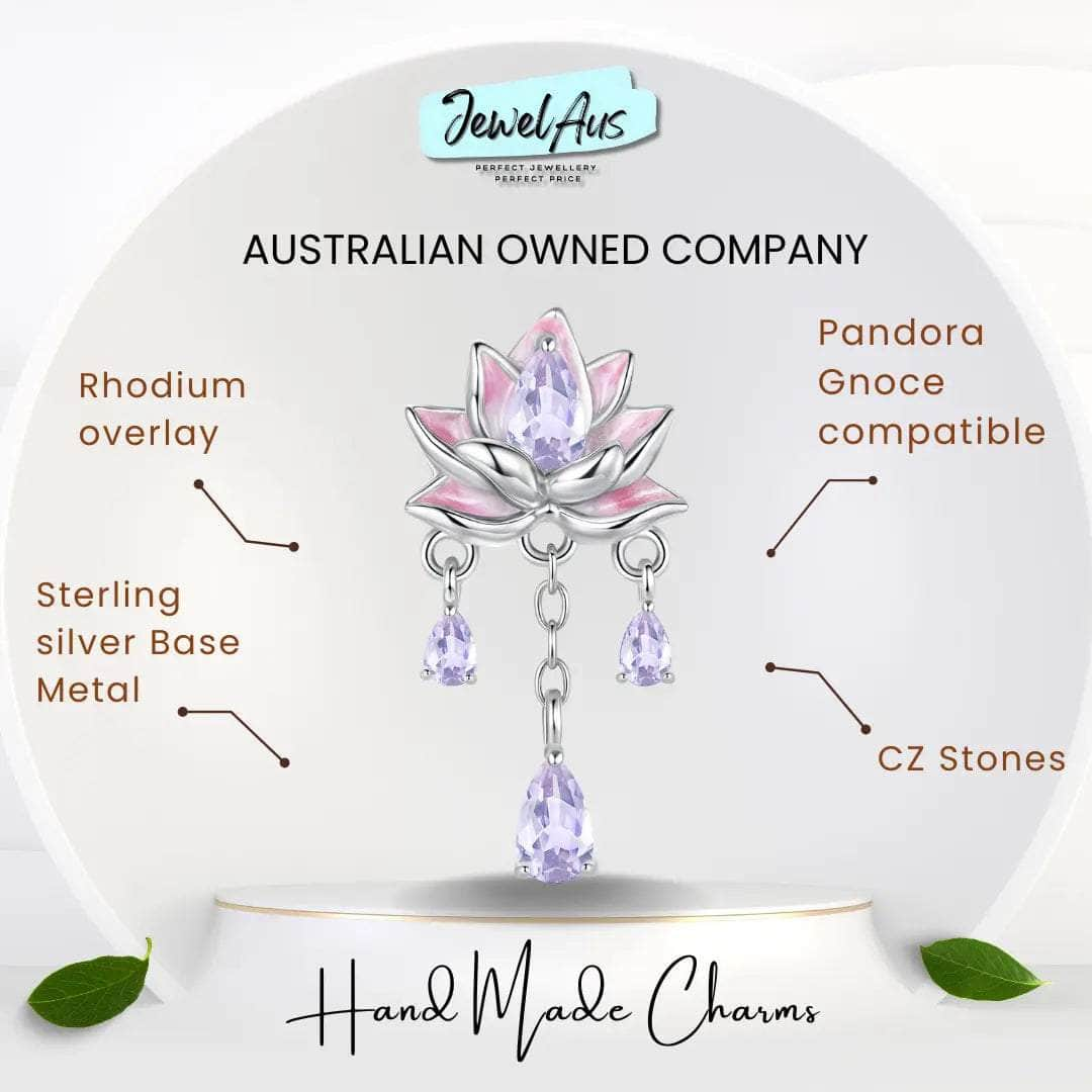 jewelaus CHARMS Pink Lotus Charm