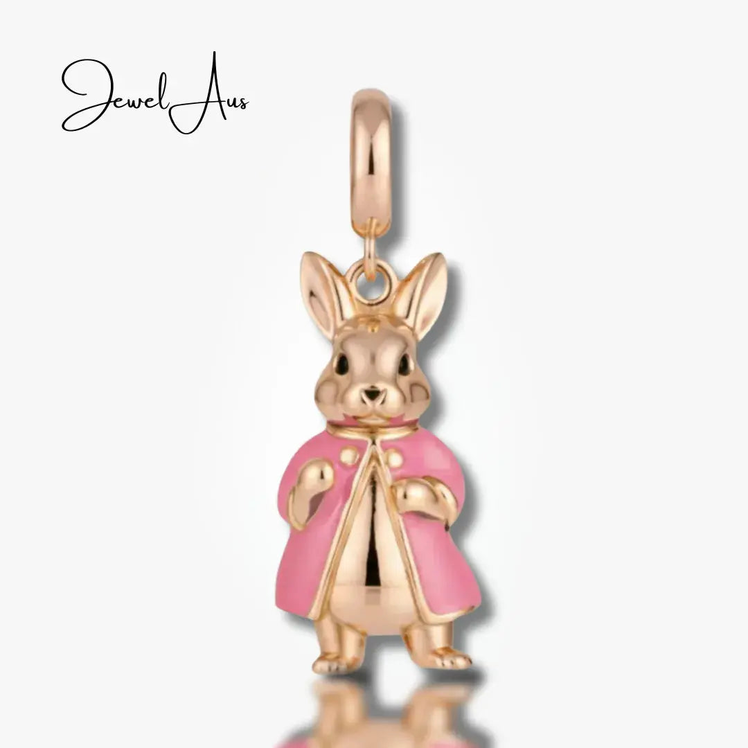 jewelaus CHARMS Pink Mrs Bunny Charm
