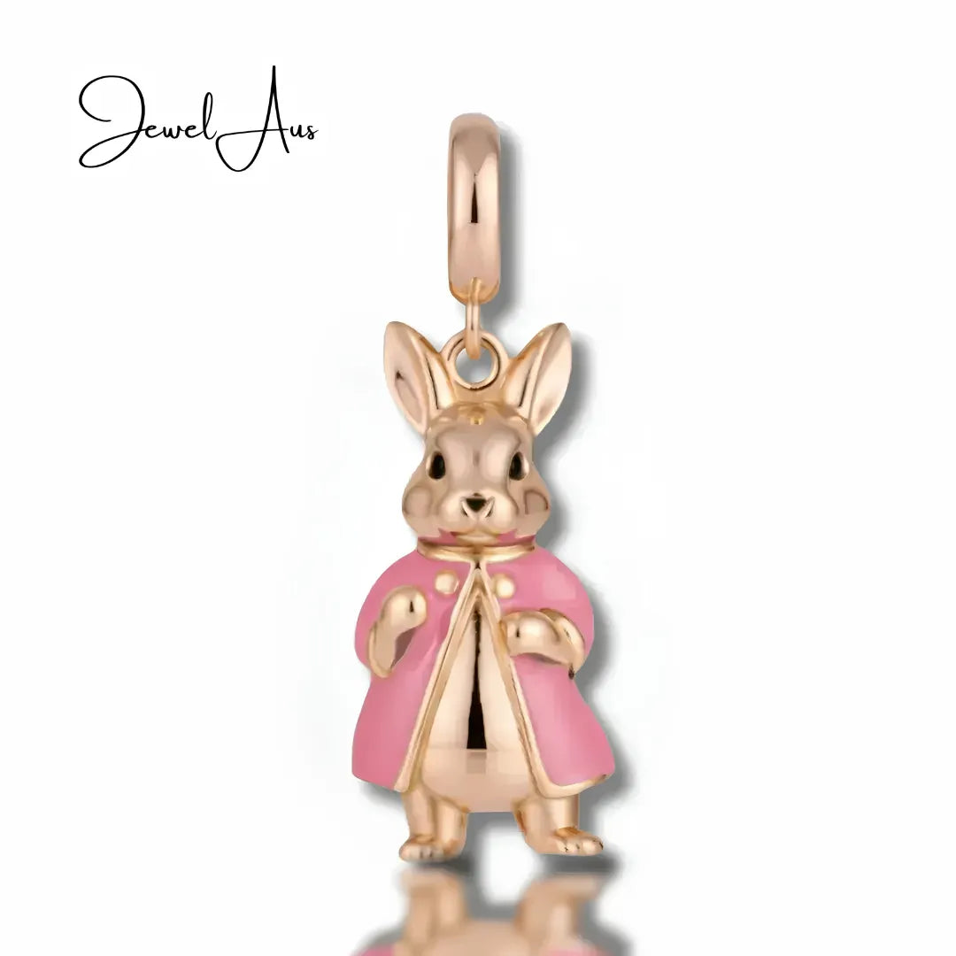 jewelaus CHARMS Pink Mrs Bunny Charm