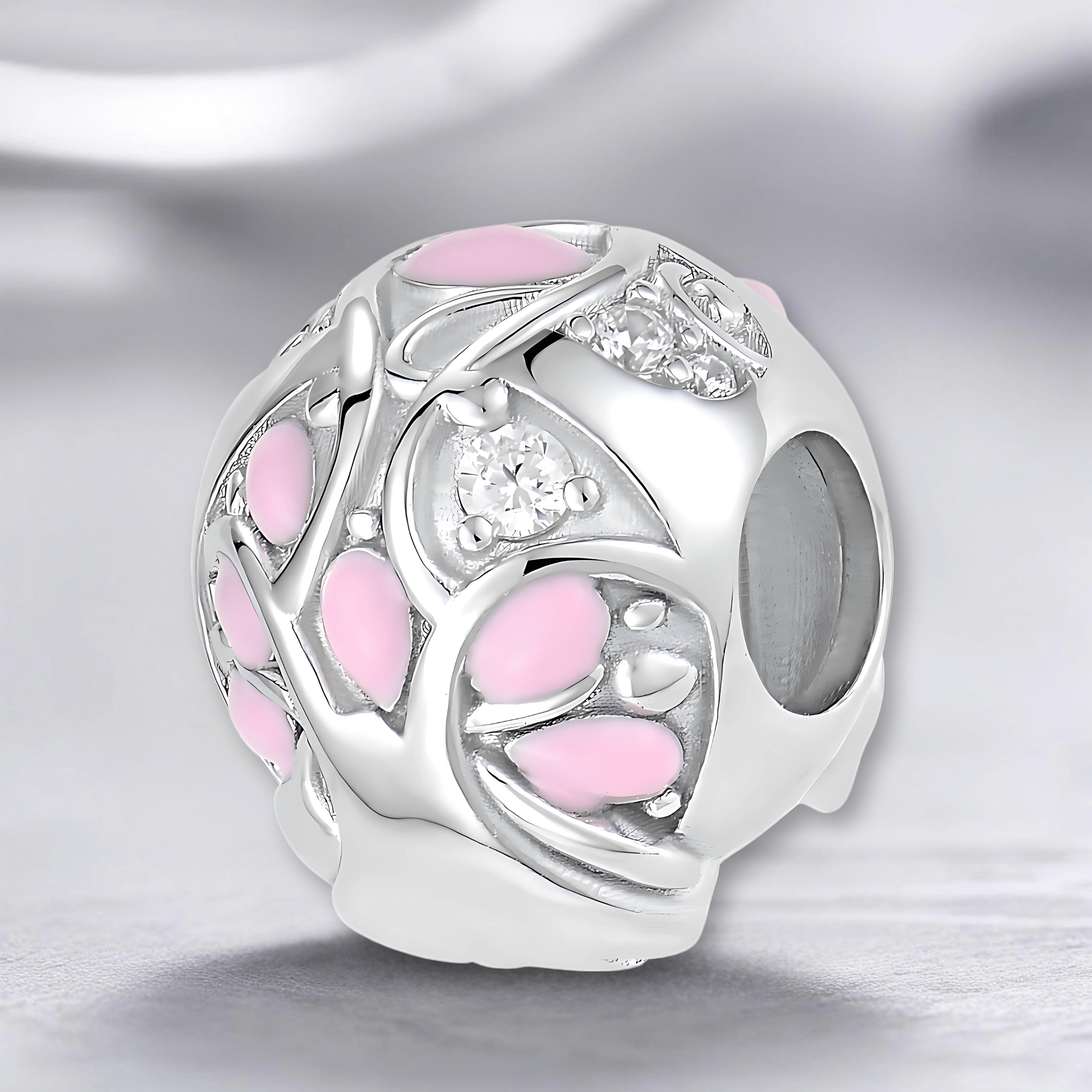 jewelaus CHARMS Pink Tree of Life Charm