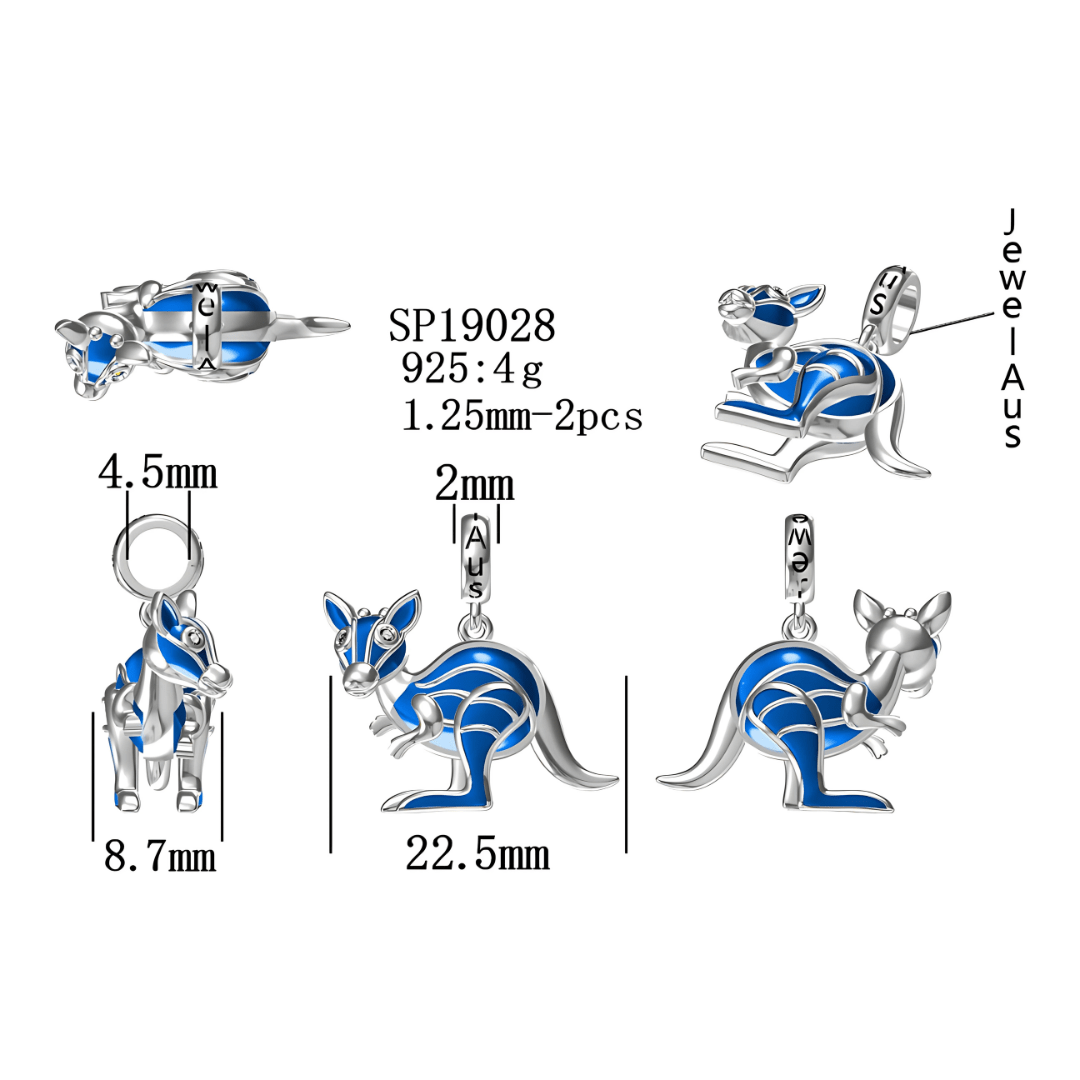 jewelaus CHARMS Pre Order Aussie Kangaroo Charm