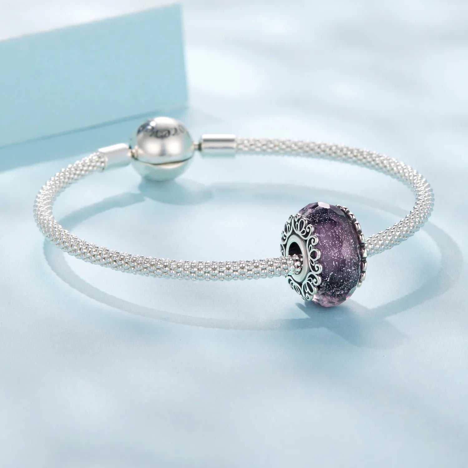 jewelaus CHARMS Purple Antique Murano Charm