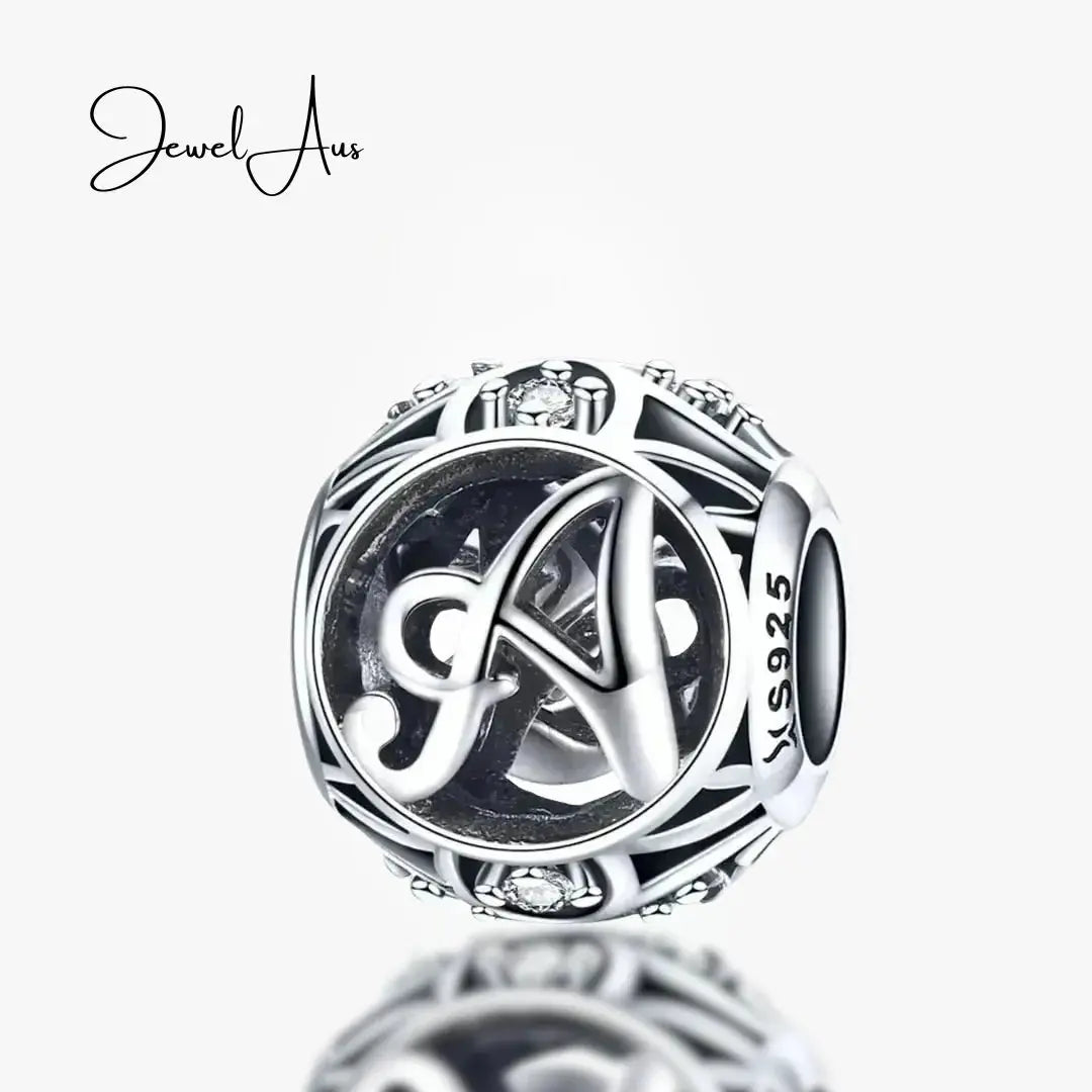 jewelaus CHARMS Silver Letter A Charm