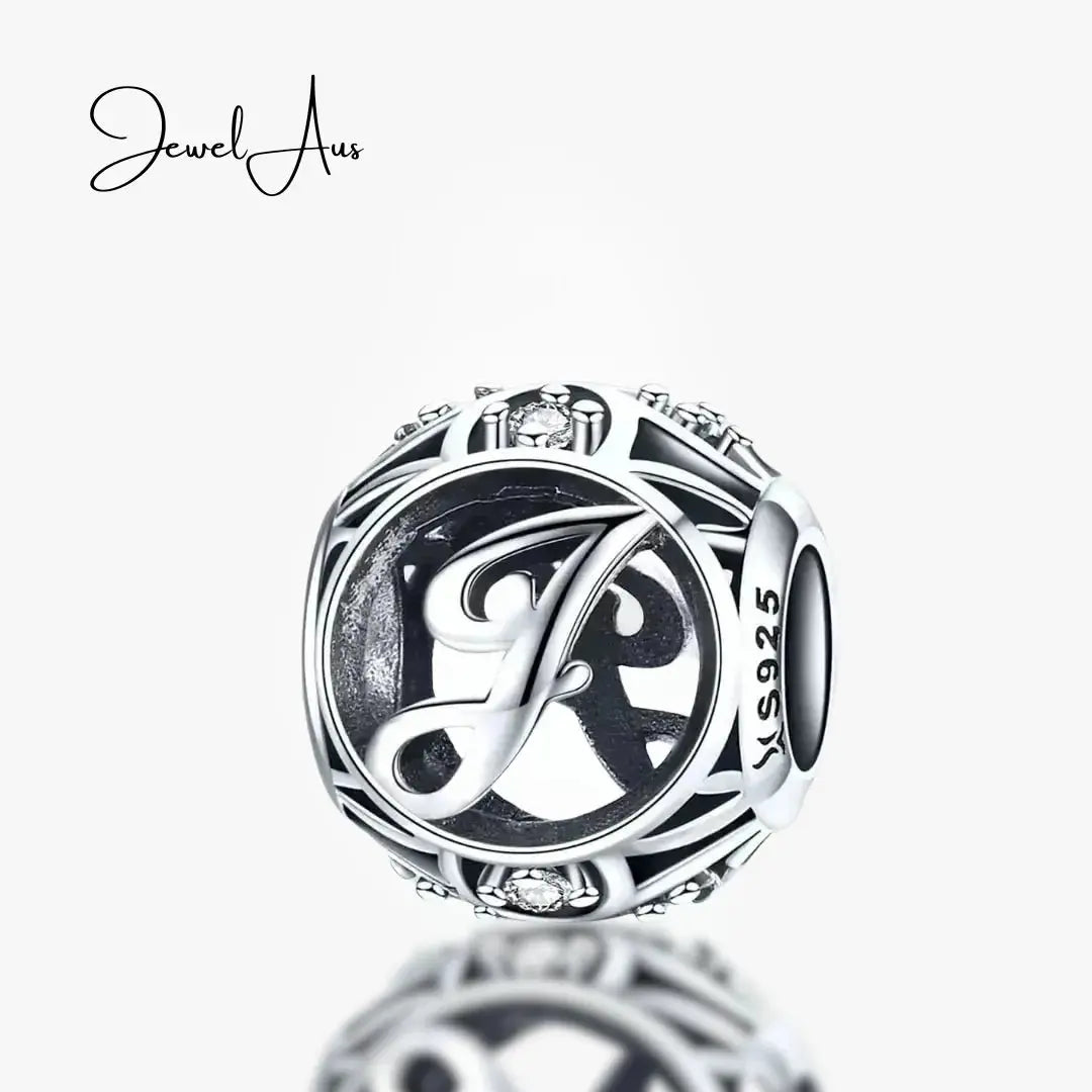 jewelaus CHARMS Silver Letter J Charm