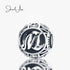 jewelaus CHARMS Silver Letter M Charm