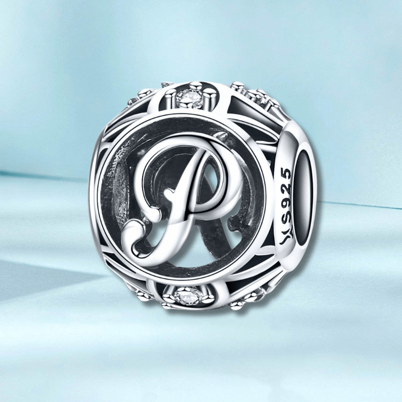 jewelaus CHARMS Silver Letter P Charm